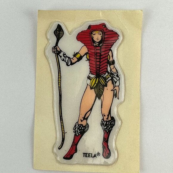 Mattel Other - 1984 MASTERS Of The UNIVERSE TEELA Puffy Sticker KELLOGG'S Cereal Premium